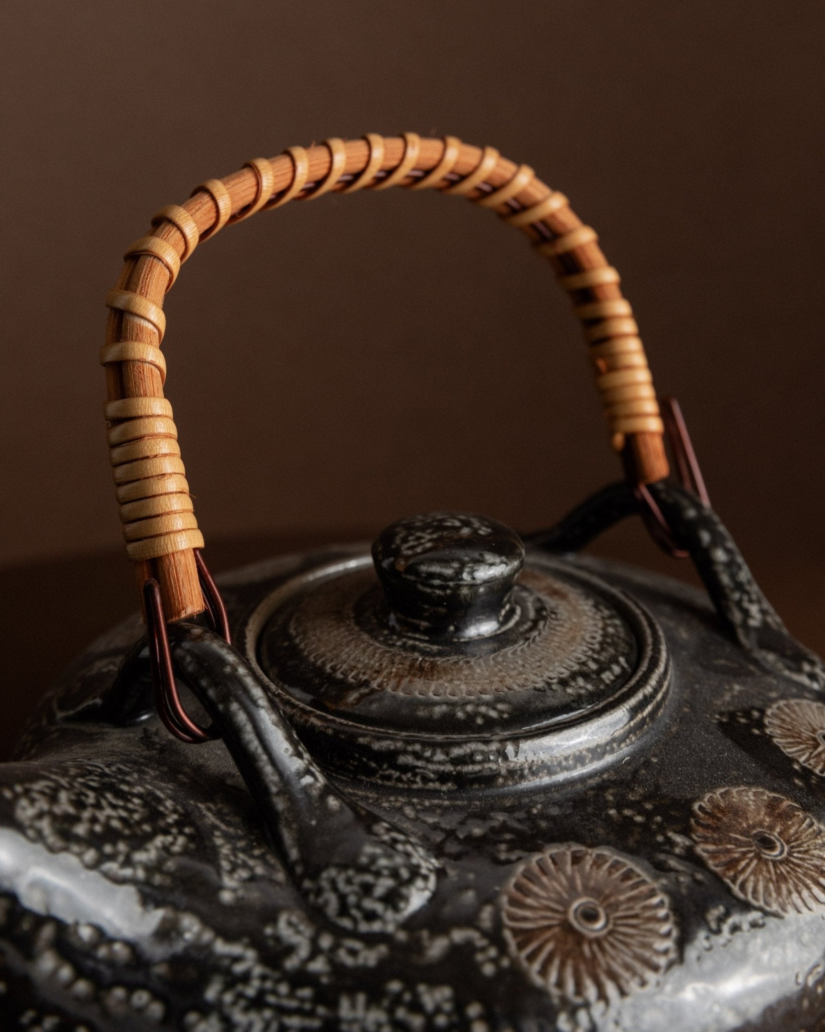 Wim Mühlendyck stonware Teapot with Westerwalder Salzglaze & Ritzdekor Design 1960, Mid Century_Bottega Jacobs