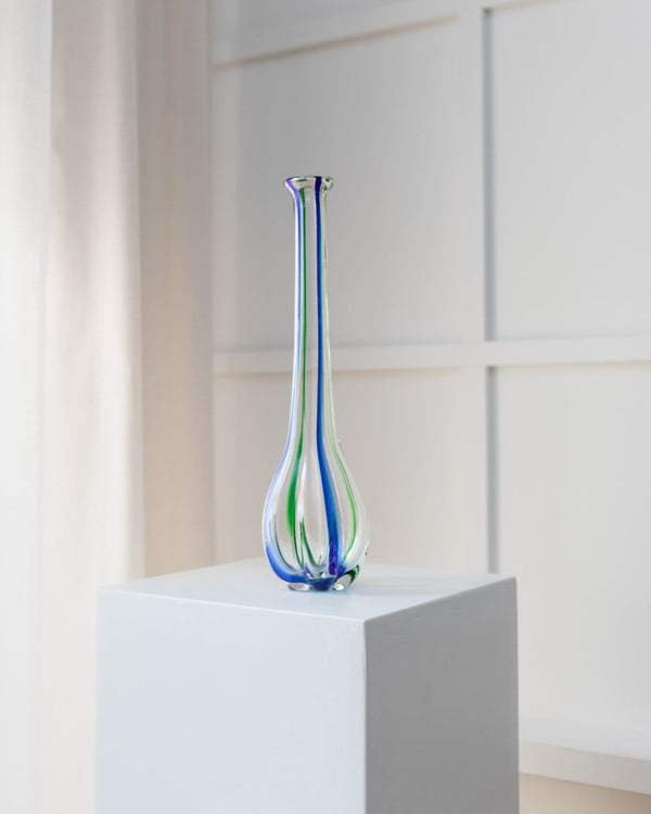 XL - Archimede Seguso Vase (15.3 ") - Glass Made in Italy - McM - 1970s - Bottega Jacobs