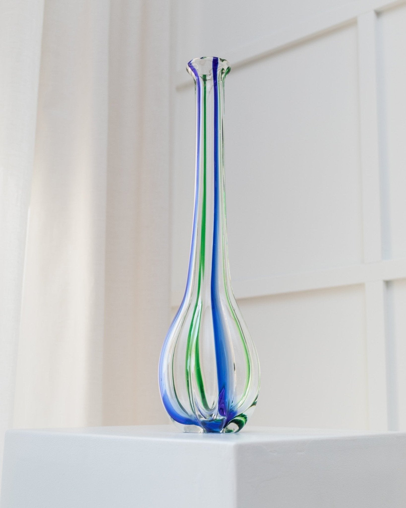 XL - Archimede Seguso Vase (15.3 ") - Glass Made in Italy - McM - 1970s - Bottega Jacobs