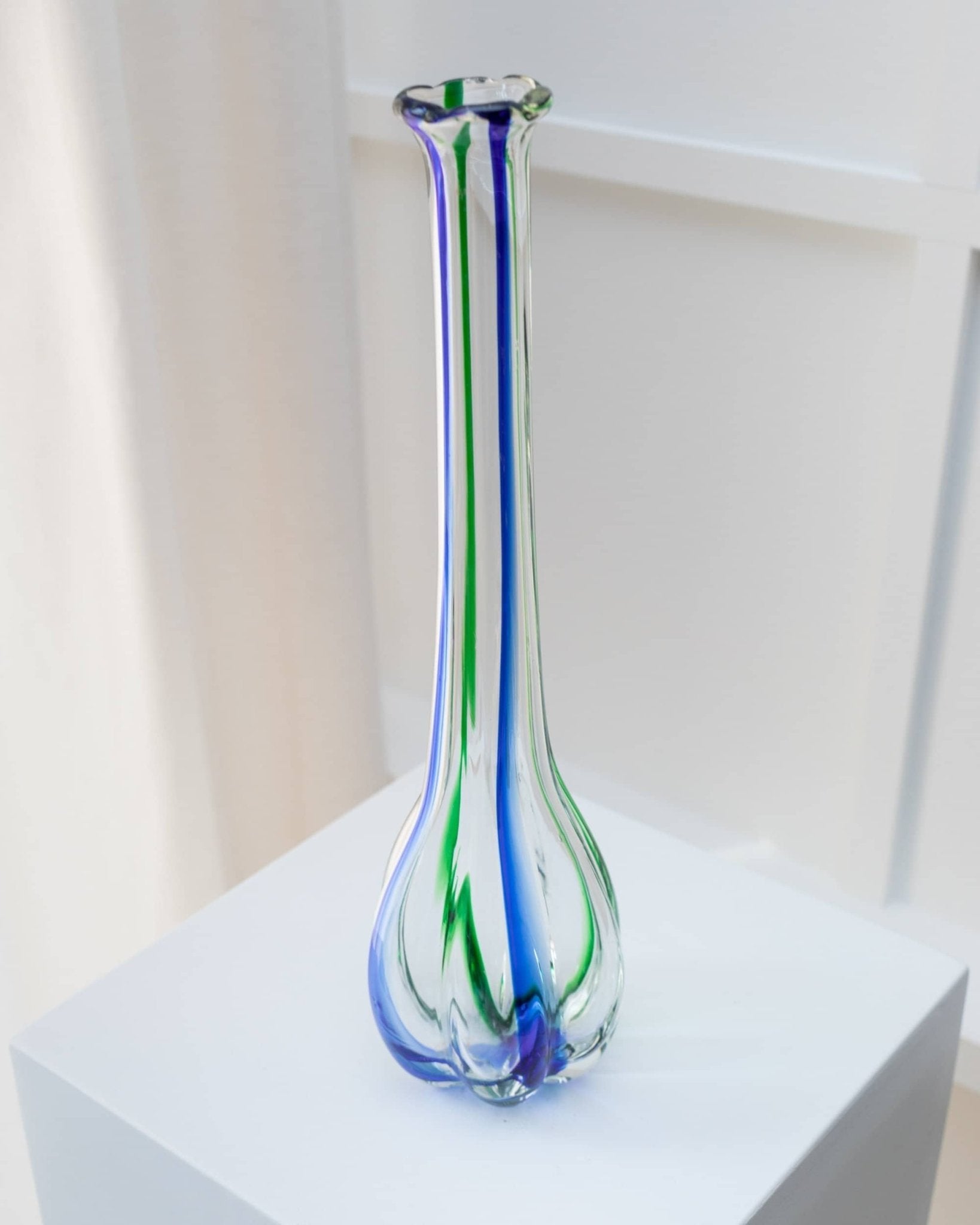 XL - Archimede Seguso Vase (15.3 ") - Glass Made in Italy - McM - 1970s - Bottega Jacobs