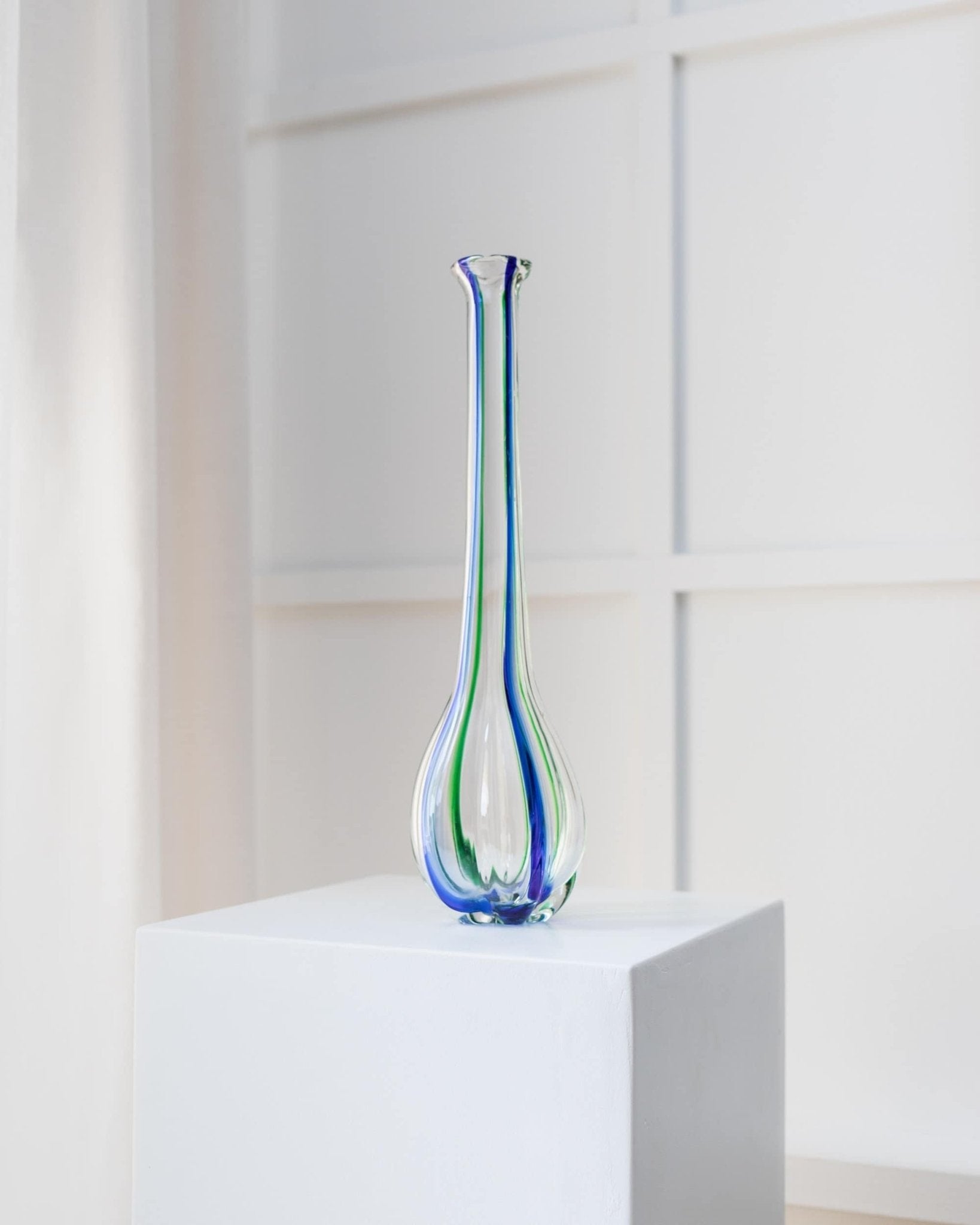 XL - Archimede Seguso Vase (15.3 ") - Glass Made in Italy - McM - 1970s - Bottega Jacobs