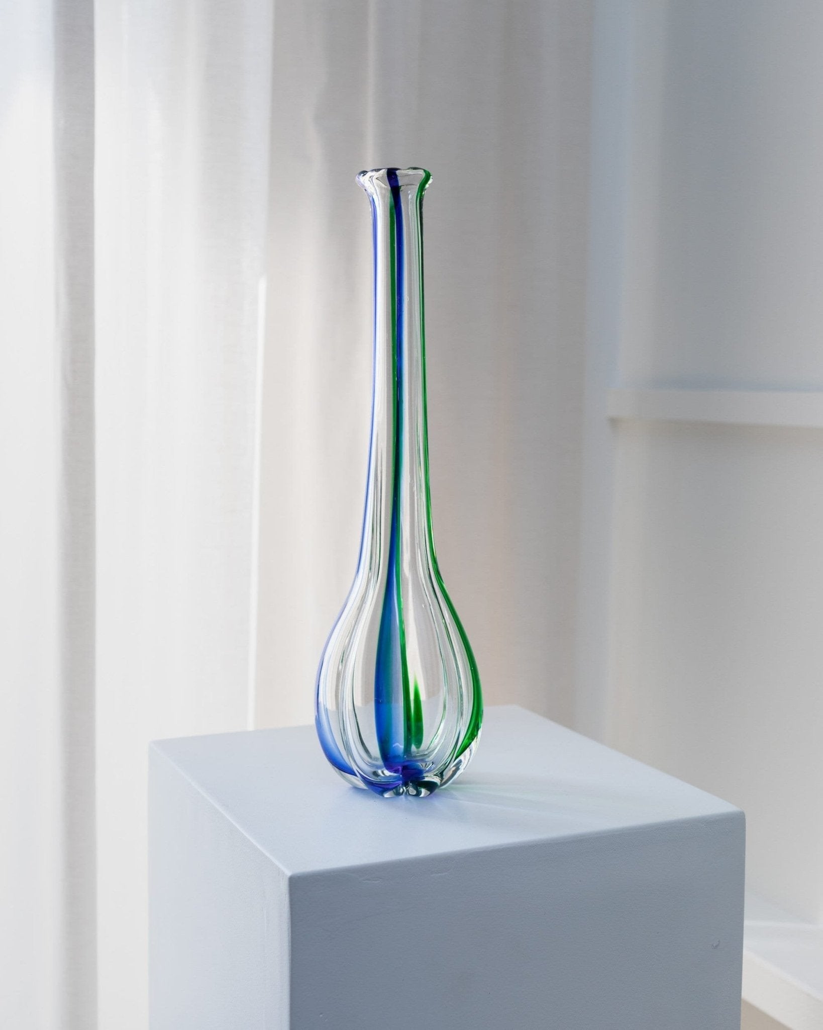 XL - Archimede Seguso Vase (15.3 ") - Glass Made in Italy - McM - 1970s - Bottega Jacobs