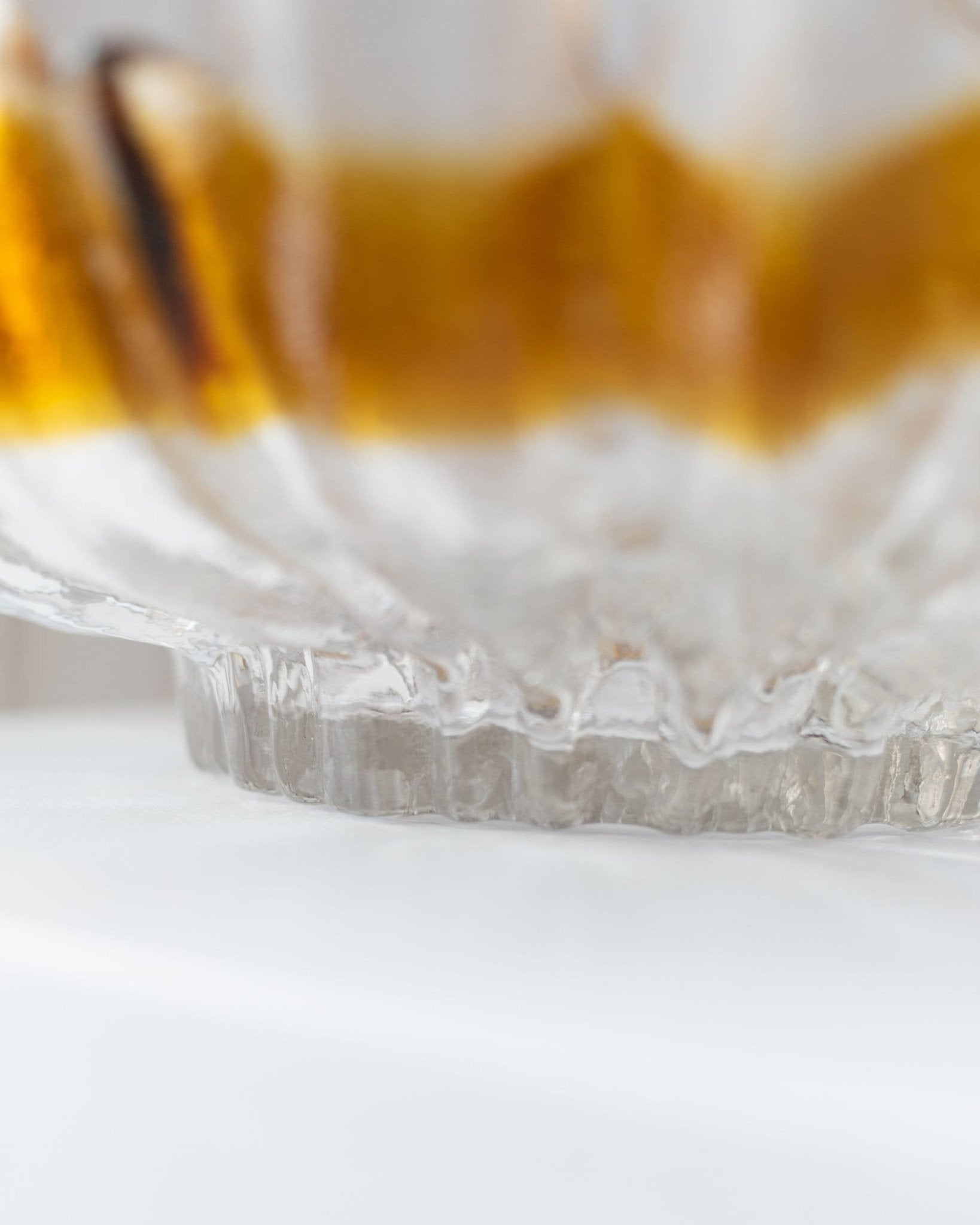 XL Finnish vintage glass bowl - Humppila era - Mid century design - 1970s - Bottega Jacobs