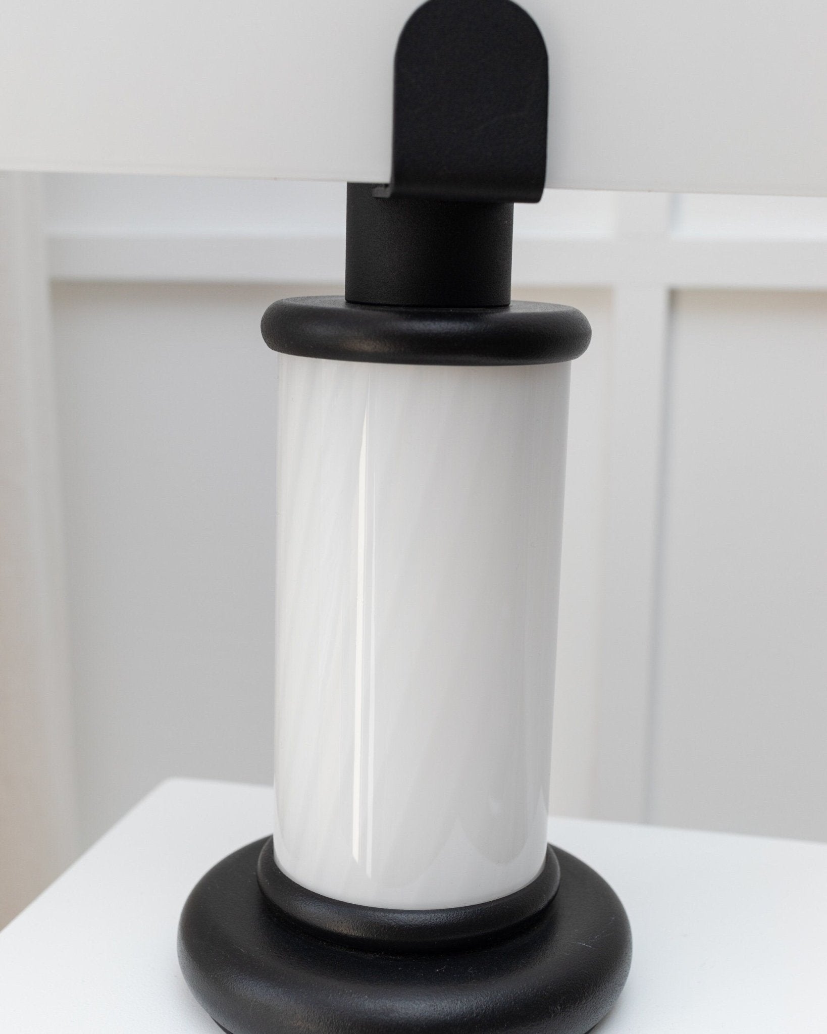 XL Murano table lamp Swirl glass - Memphis handmade in Italy - 1980s - Bottega Jacobs