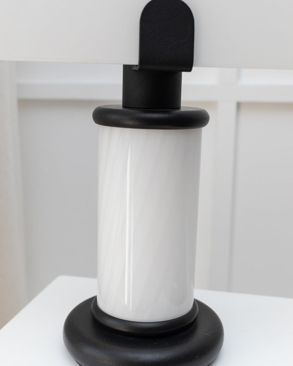XL Murano table lamp Swirl glass - Memphis handmade in Italy - 1980s - Bottega Jacobs