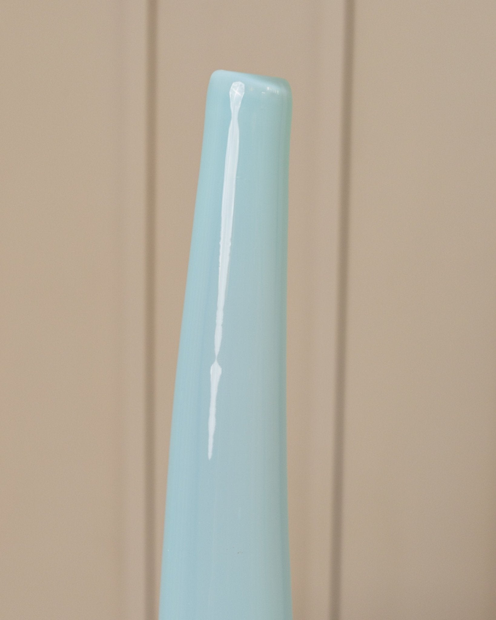 XL Vintage Murano glass vase 70s - by Giusto Toso for Leucos - layered curved glass - Bottega Jacobs