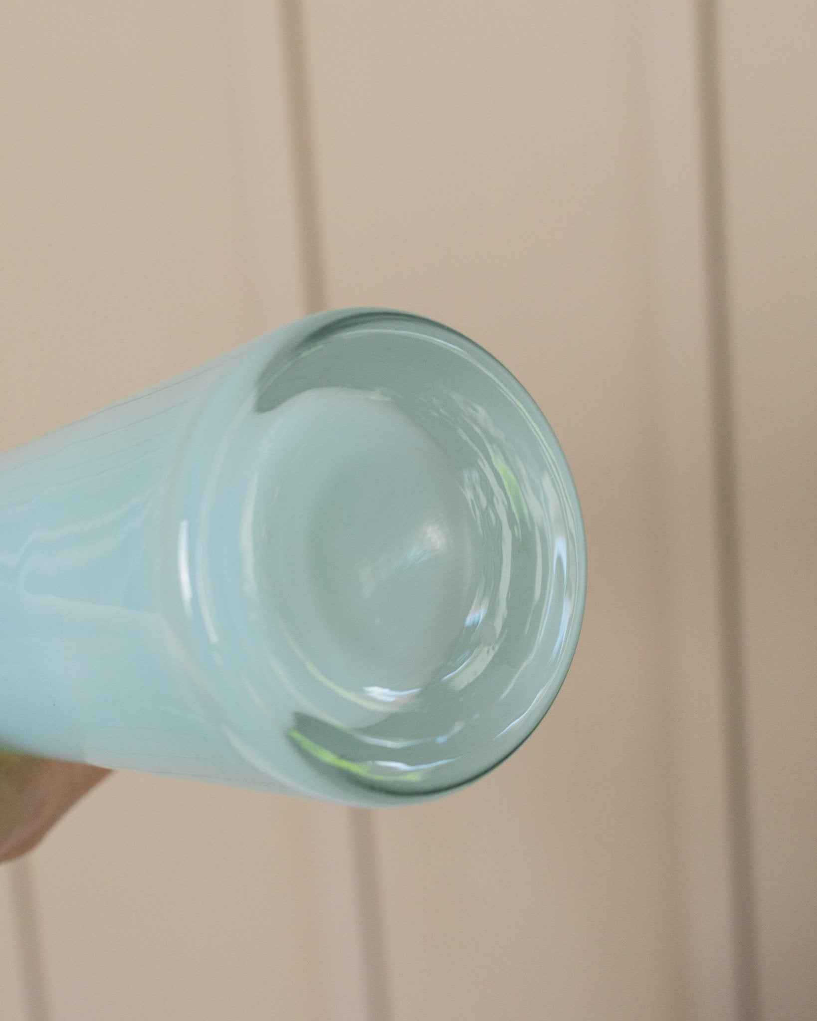 XL Vintage Murano glass vase 70s - by Giusto Toso for Leucos - layered curved glass - Bottega Jacobs