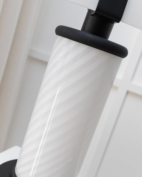 XXL Murano table lamp Swirl glass - Memphis handmade in Italy - Mid Century 1980s - Bottega Jacobs