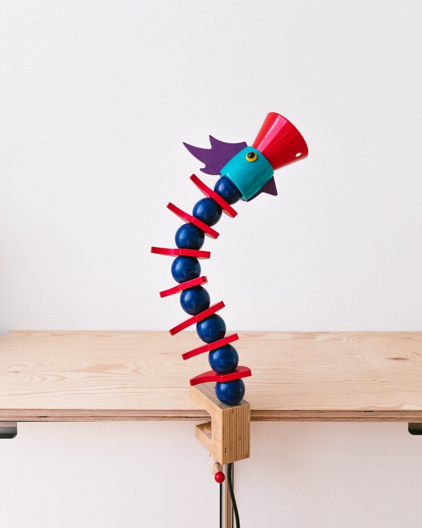 XXL POP Art desk lamp in the postmodern Memphis style of Haba - 80s 90s - Bottega Jacobs