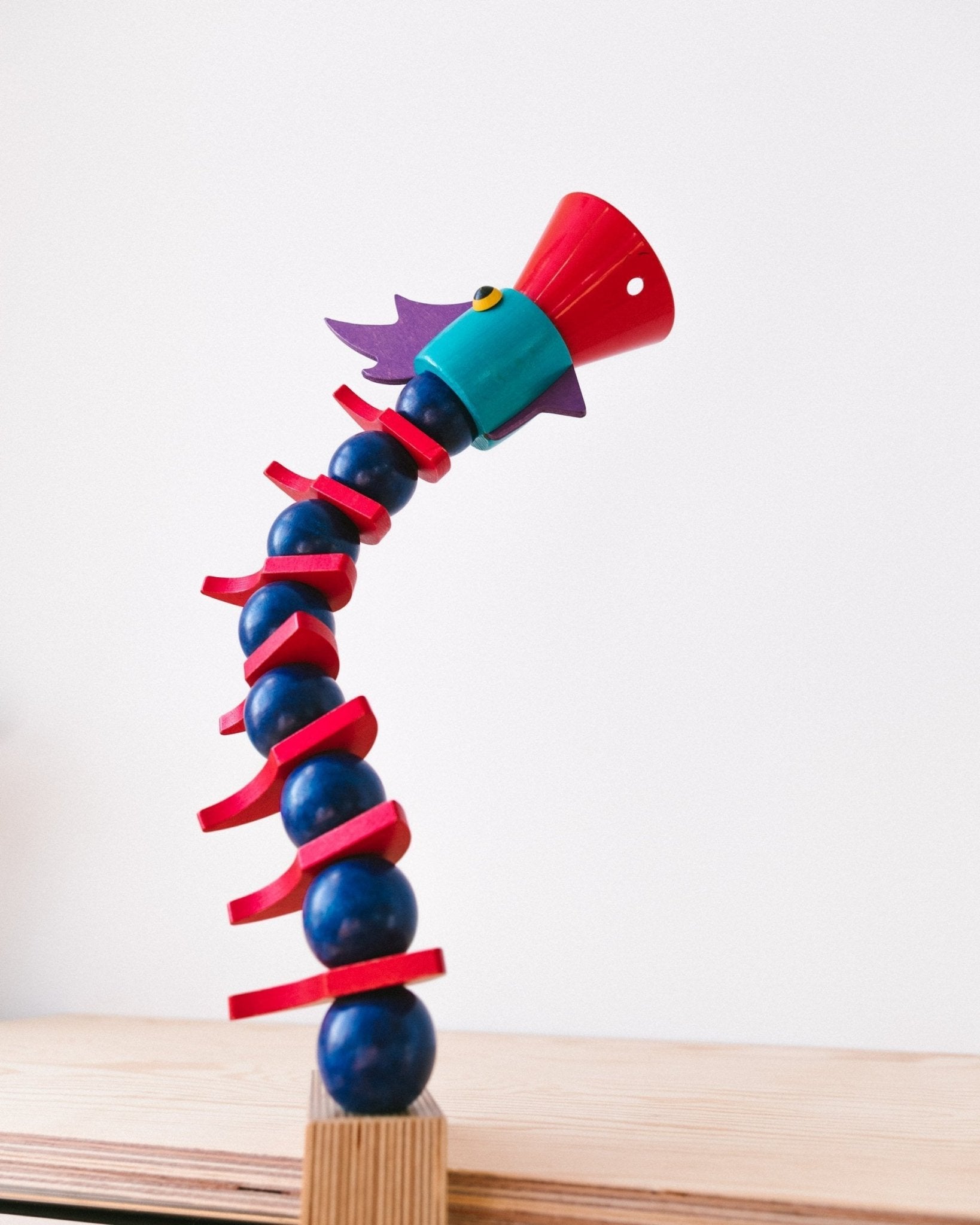 XXL POP Art desk lamp in the postmodern Memphis style of Haba - 80s 90s - Bottega Jacobs