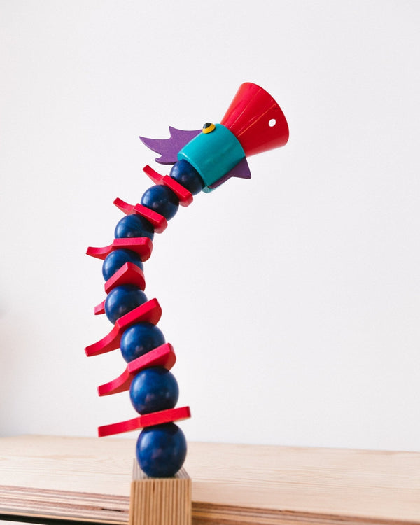 XXL POP Art desk lamp in the postmodern Memphis style of Haba - 80s 90s - Bottega Jacobs
